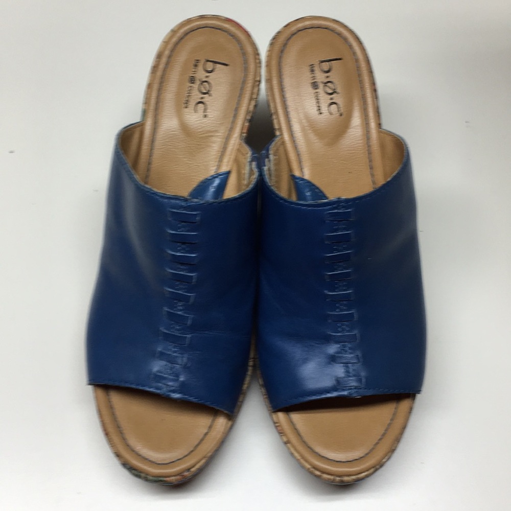 b.o.c. Born Concept Open Toe Wedge Heels. 9/40.5